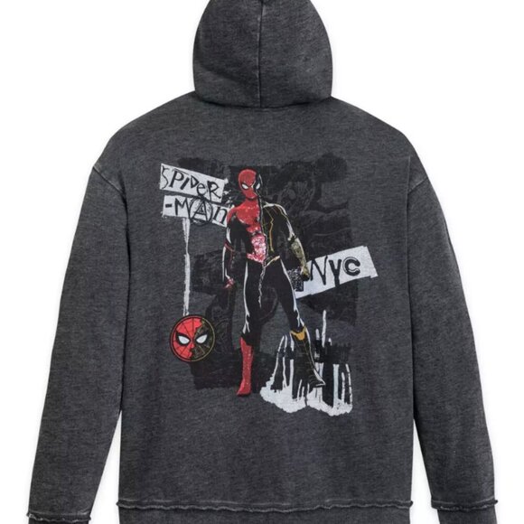 NEW DISNEY PARKS Official MARVEL - ADULT Zip Hoodie - Spider-Man: No Way Home - Picture 3 of 13